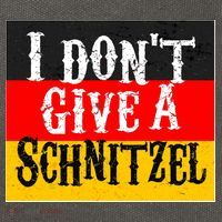 Oktoberfest I Don't Give A Schnitzel German Flag Cotton Canvas Backpack
