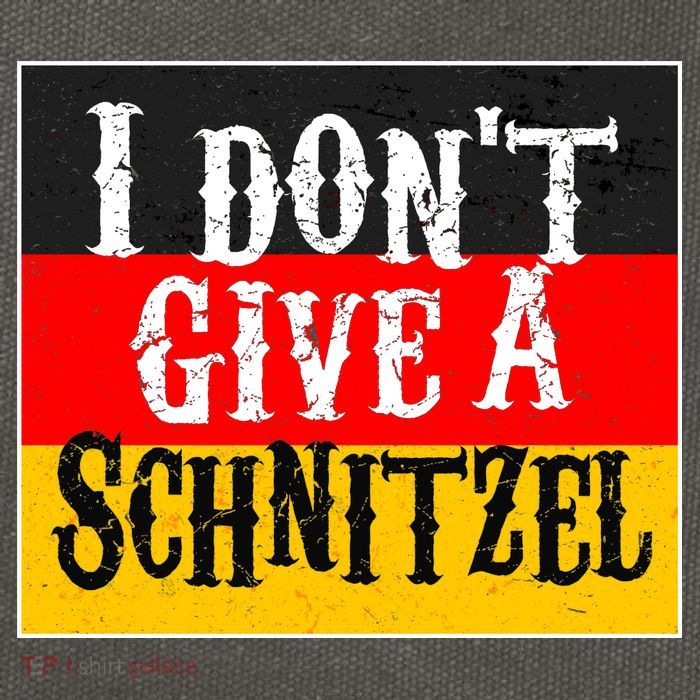 Oktoberfest I Don't Give A Schnitzel German Flag Cotton Canvas Backpack