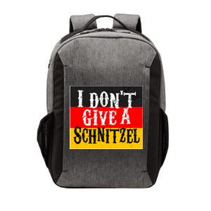 Oktoberfest I Don't Give A Schnitzel German Flag Vector Backpack