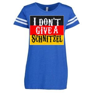 Oktoberfest I Don't Give A Schnitzel German Flag Enza Ladies Jersey Football T-Shirt