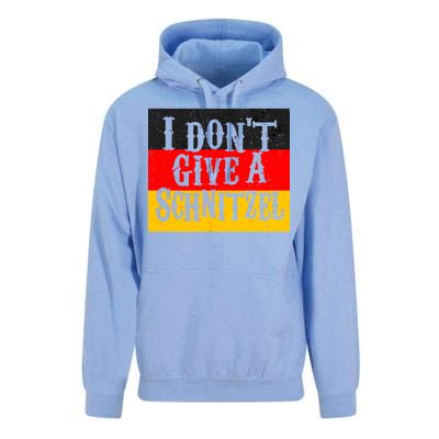 Oktoberfest I Don't Give A Schnitzel German Flag Unisex Surf Hoodie