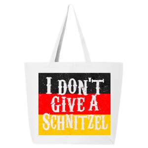 Oktoberfest I Don't Give A Schnitzel German Flag 25L Jumbo Tote