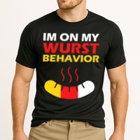 Oktoberfest I'm On My Wurst Behavior  Performance Shirt