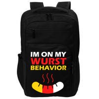 Oktoberfest I'm On My Wurst Behavior  Impact Tech Backpack