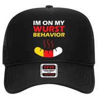 Oktoberfest I'm On My Wurst Behavior  Trucker Hat