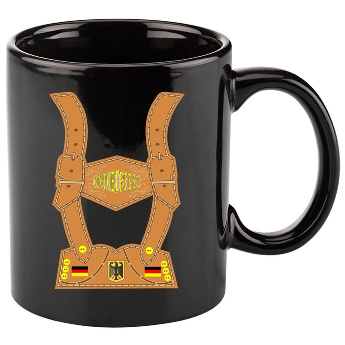 Oktoberfest lederhosen Costume 11oz C Handle Ceramic Mug