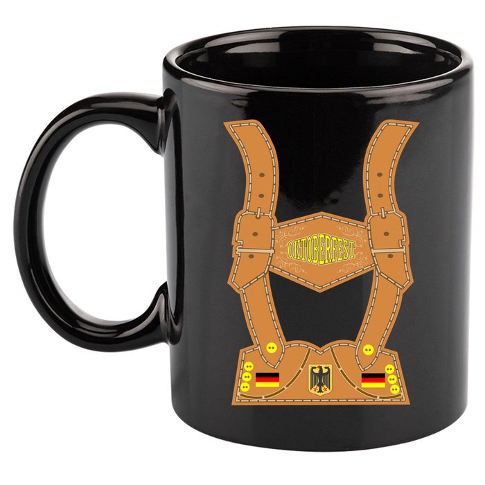 Oktoberfest lederhosen Costume 11oz C Handle Ceramic Mug