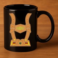 Oktoberfest lederhosen Costume 11oz C Handle Ceramic Mug