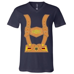 Oktoberfest lederhosen Costume V-Neck T-Shirt