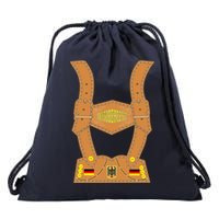 Oktoberfest lederhosen Costume Drawstring Bag