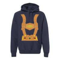 Oktoberfest lederhosen Costume Premium Hoodie