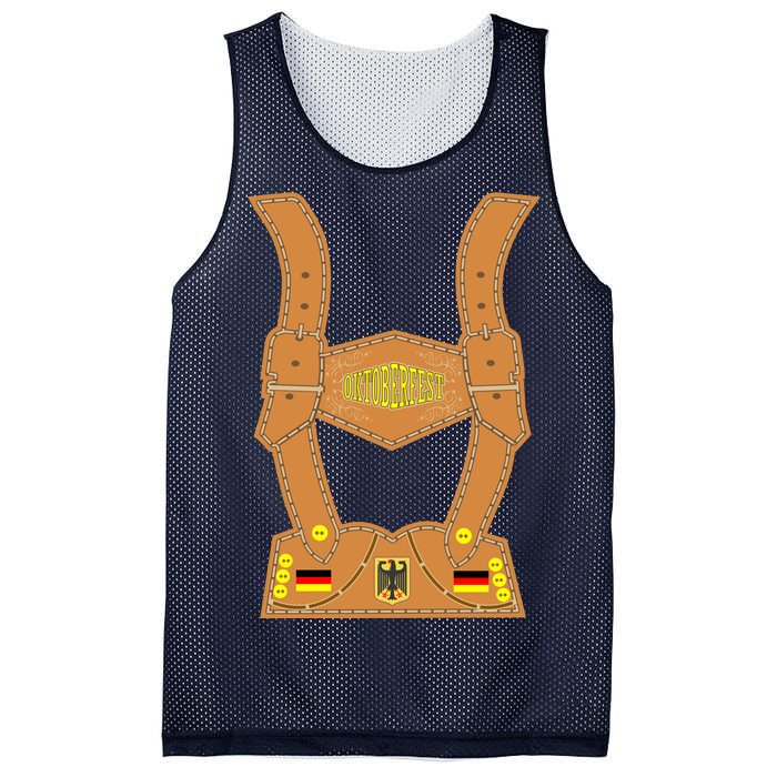 Oktoberfest lederhosen Costume Mesh Reversible Basketball Jersey Tank