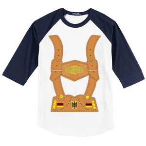 Oktoberfest lederhosen Costume Baseball Sleeve Shirt