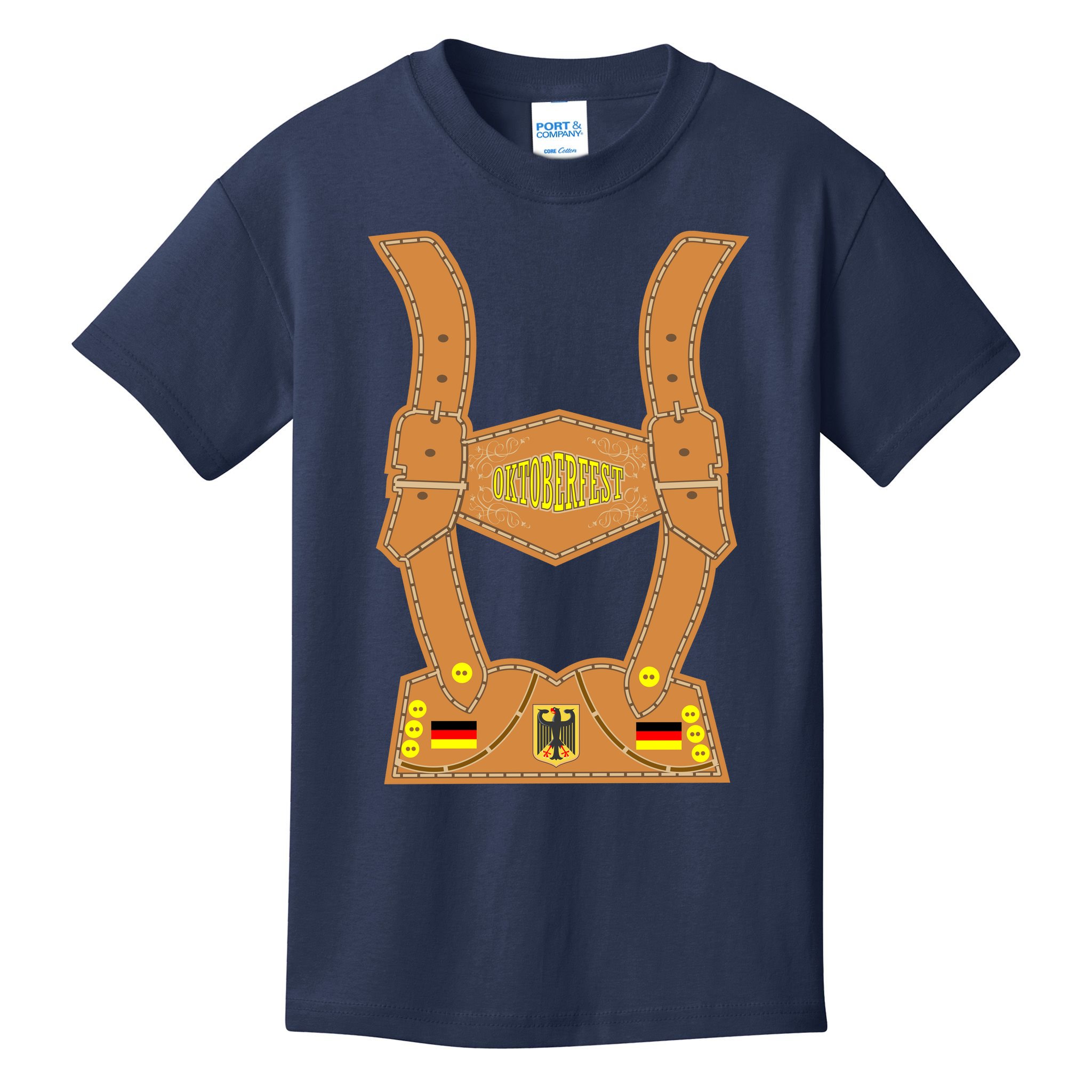 Oktoberfest lederhosen Costume Kids T-Shirt