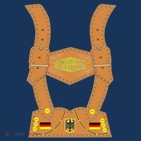 Oktoberfest lederhosen Costume Kids T-Shirt