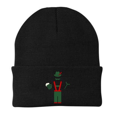 Oktoberfest Mustache Lederhosen Beer & Sausage Icon Beanie