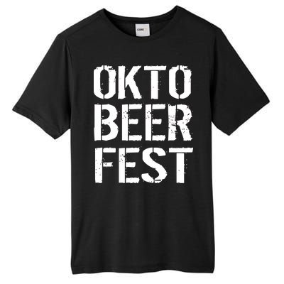 Oktoberfest Okto Beer Fest Logo Tall Fusion ChromaSoft Performance T-Shirt