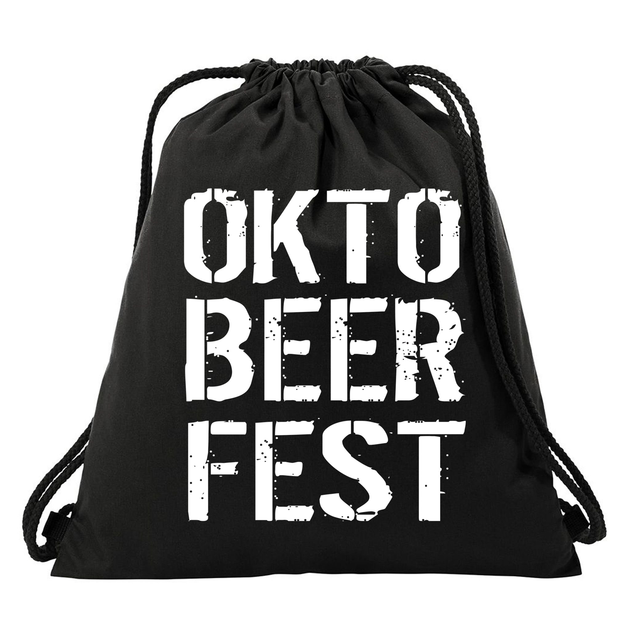 Oktoberfest Okto Beer Fest Logo Drawstring Bag