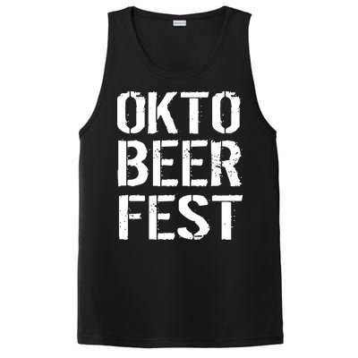 Oktoberfest Okto Beer Fest Logo PosiCharge Competitor Tank