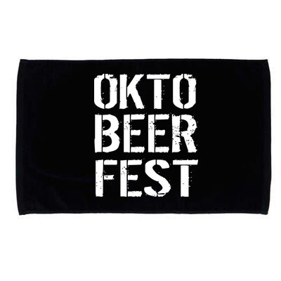 Oktoberfest Okto Beer Fest Logo Microfiber Hand Towel