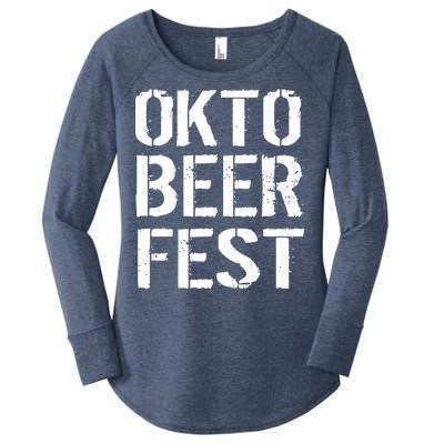 Oktoberfest Okto Beer Fest Logo Women's Perfect Tri Tunic Long Sleeve Shirt