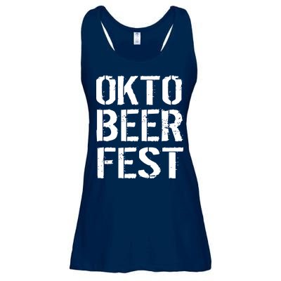 Oktoberfest Okto Beer Fest Logo Ladies Essential Flowy Tank