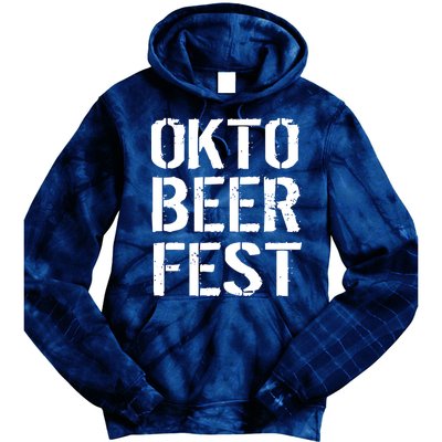 Oktoberfest Okto Beer Fest Logo Tie Dye Hoodie