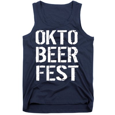 Oktoberfest Okto Beer Fest Logo Tank Top