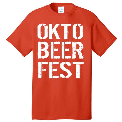 Oktoberfest Okto Beer Fest Logo Tall T-Shirt