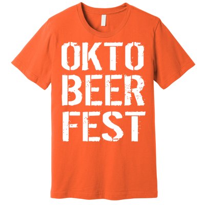 Oktoberfest Okto Beer Fest Logo Premium T-Shirt