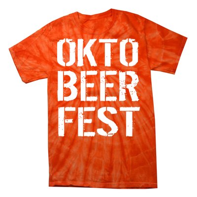 Oktoberfest Okto Beer Fest Logo Tie-Dye T-Shirt