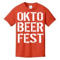 Oktoberfest Okto Beer Fest Logo Kids T-Shirt