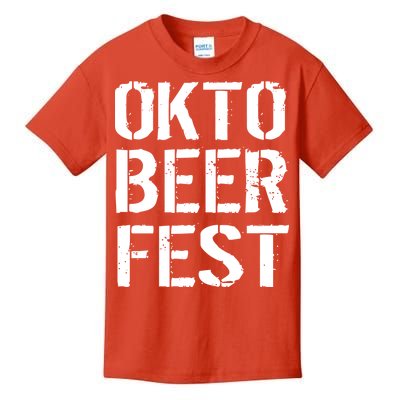 Oktoberfest Okto Beer Fest Logo Kids T-Shirt