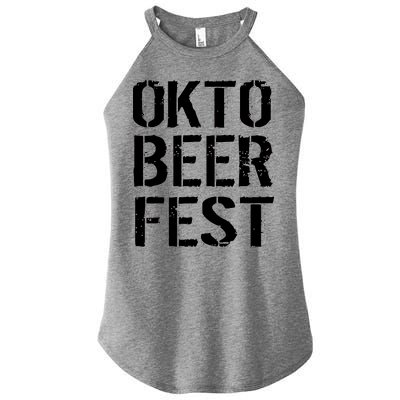 Oktoberfest Okto Beer Fest Logo Women's Perfect Tri Rocker Tank