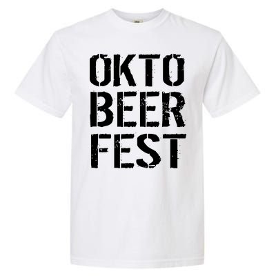 Oktoberfest Okto Beer Fest Logo Garment-Dyed Heavyweight T-Shirt