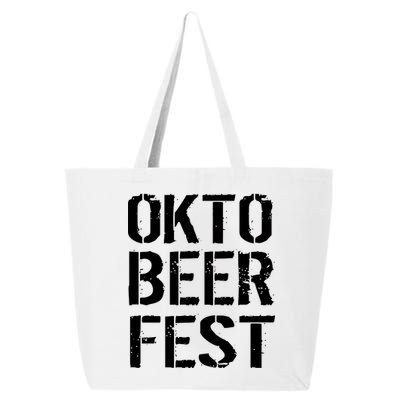 Oktoberfest Okto Beer Fest Logo 25L Jumbo Tote