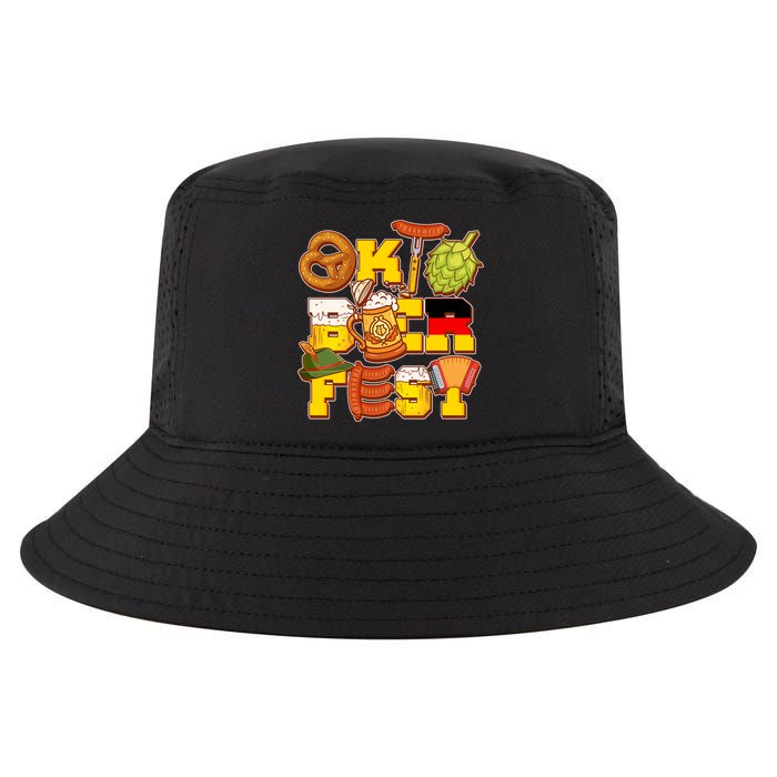 Oktoberfest Party Logo Cool Comfort Performance Bucket Hat