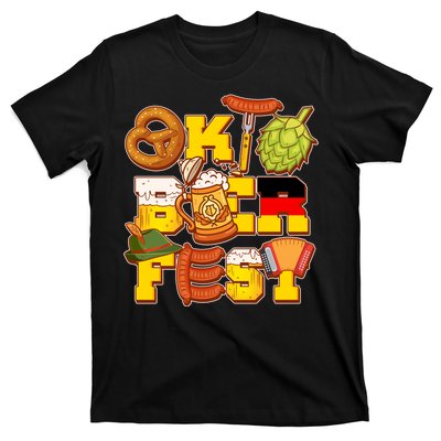 Oktoberfest Party Logo T-Shirt