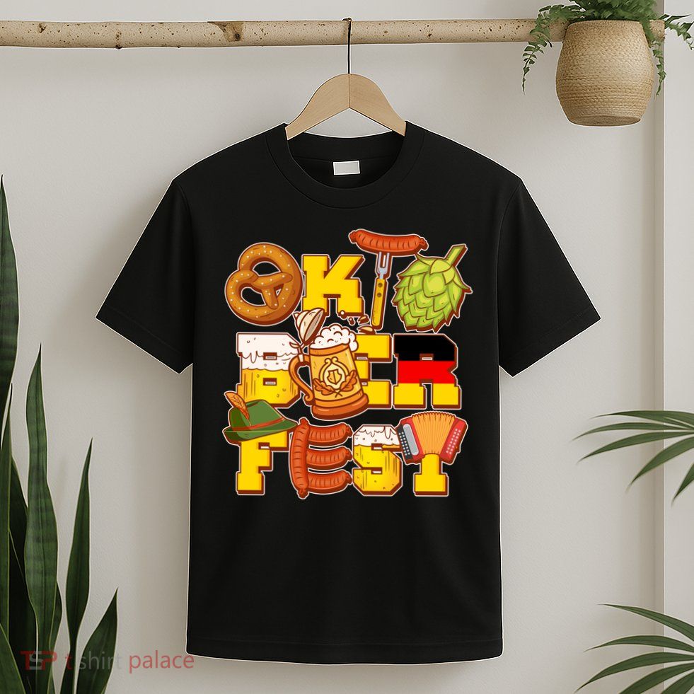 Oktoberfest Party Logo T-Shirt