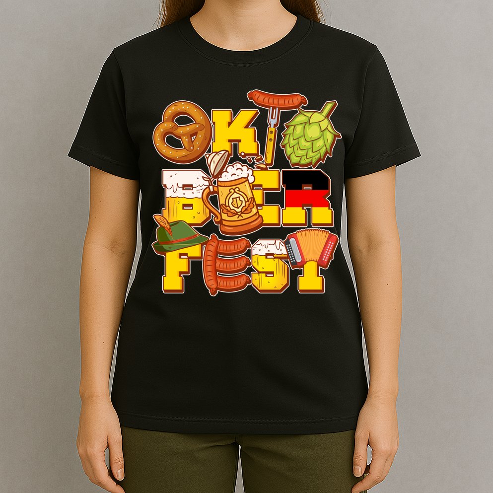 Oktoberfest Party Logo T-Shirt