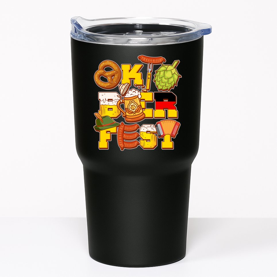 Oktoberfest Party Logo Tumbler