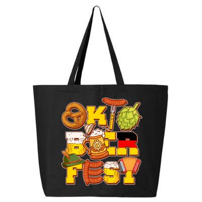 Oktoberfest Party Logo 25L Jumbo Tote