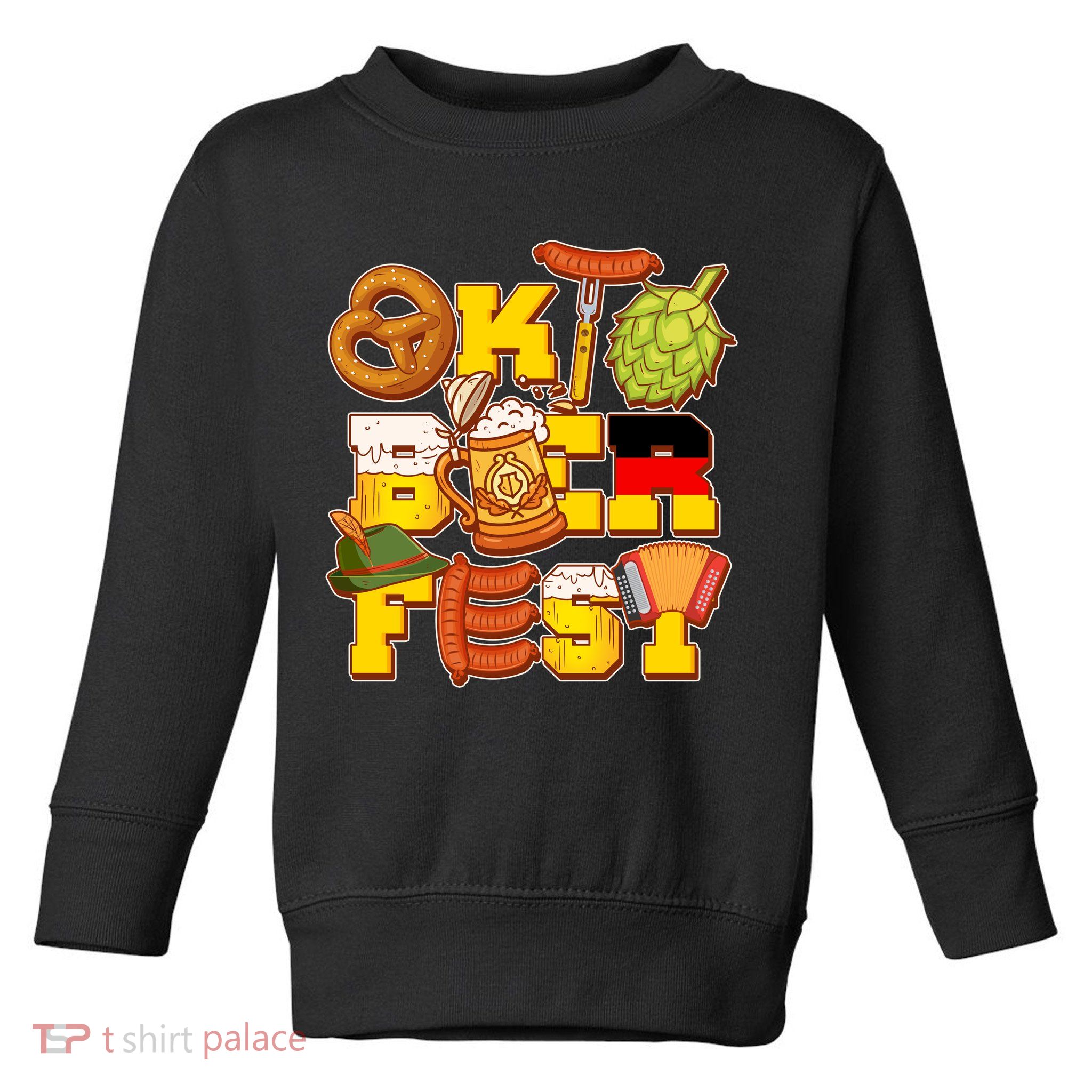 Oktoberfest Party Logo Toddler Sweatshirt