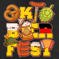 Oktoberfest Party Logo Trucker Hat