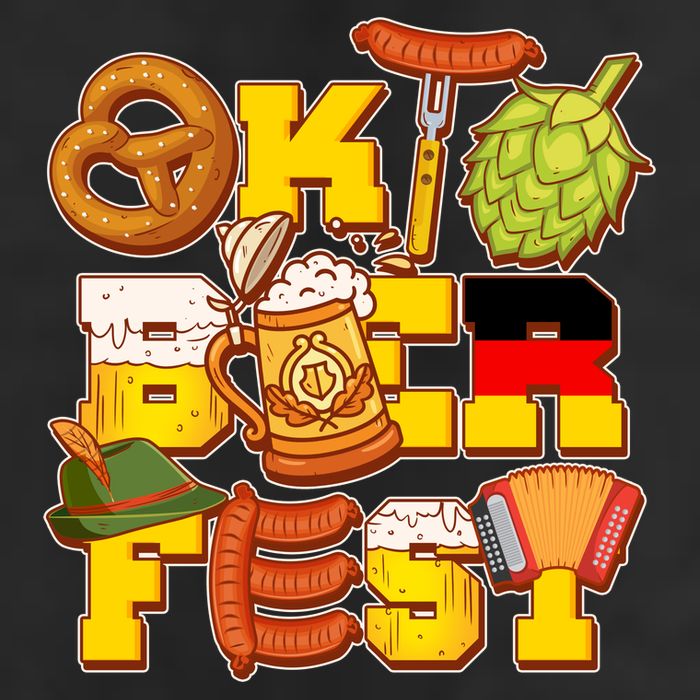 Oktoberfest Party Logo Trucker Hat