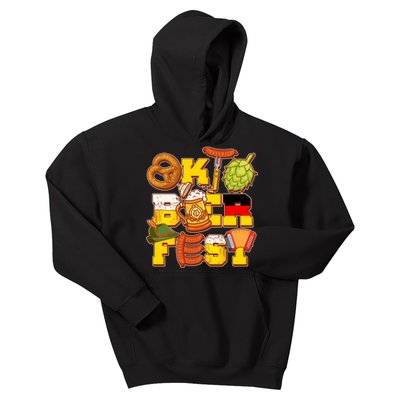 Oktoberfest Party Logo Kids Hoodie