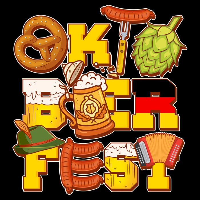 Oktoberfest Party Logo Wool Snapback Cap