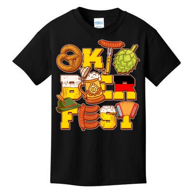 Oktoberfest Party Logo Kids T-Shirt