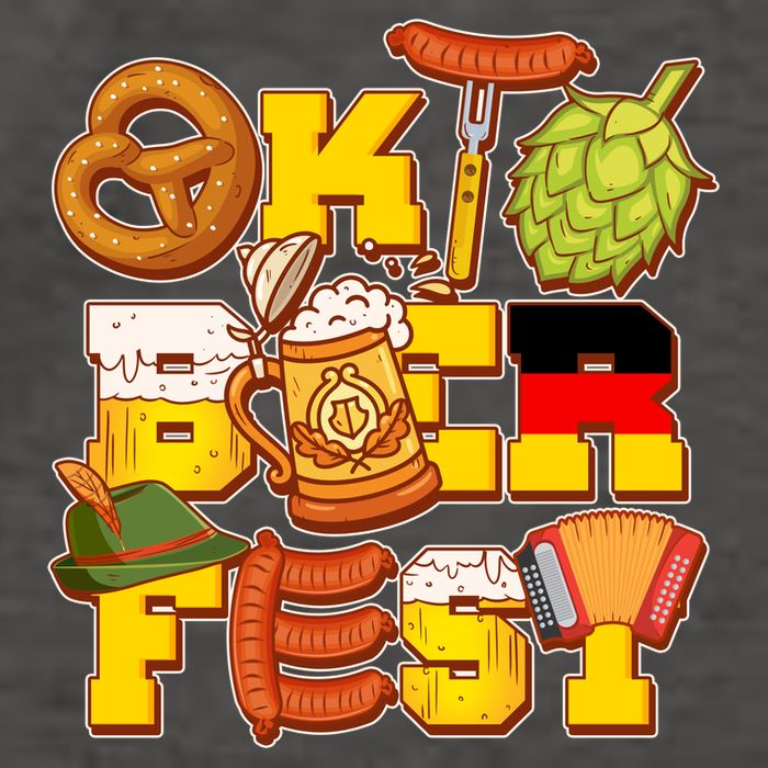 Oktoberfest Party Logo Vector Backpack