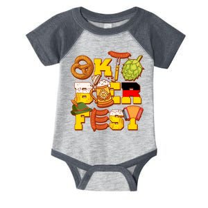 Oktoberfest Party Logo Infant Baby Jersey Bodysuit